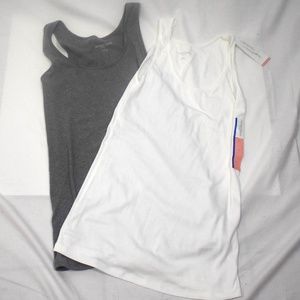 2 Maternity Scoop Neck Tanks - NWT